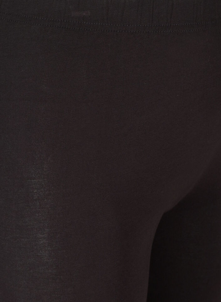 Legginssit viskoosisekoitteesta koristekivillä, Black, Packshot image number 2