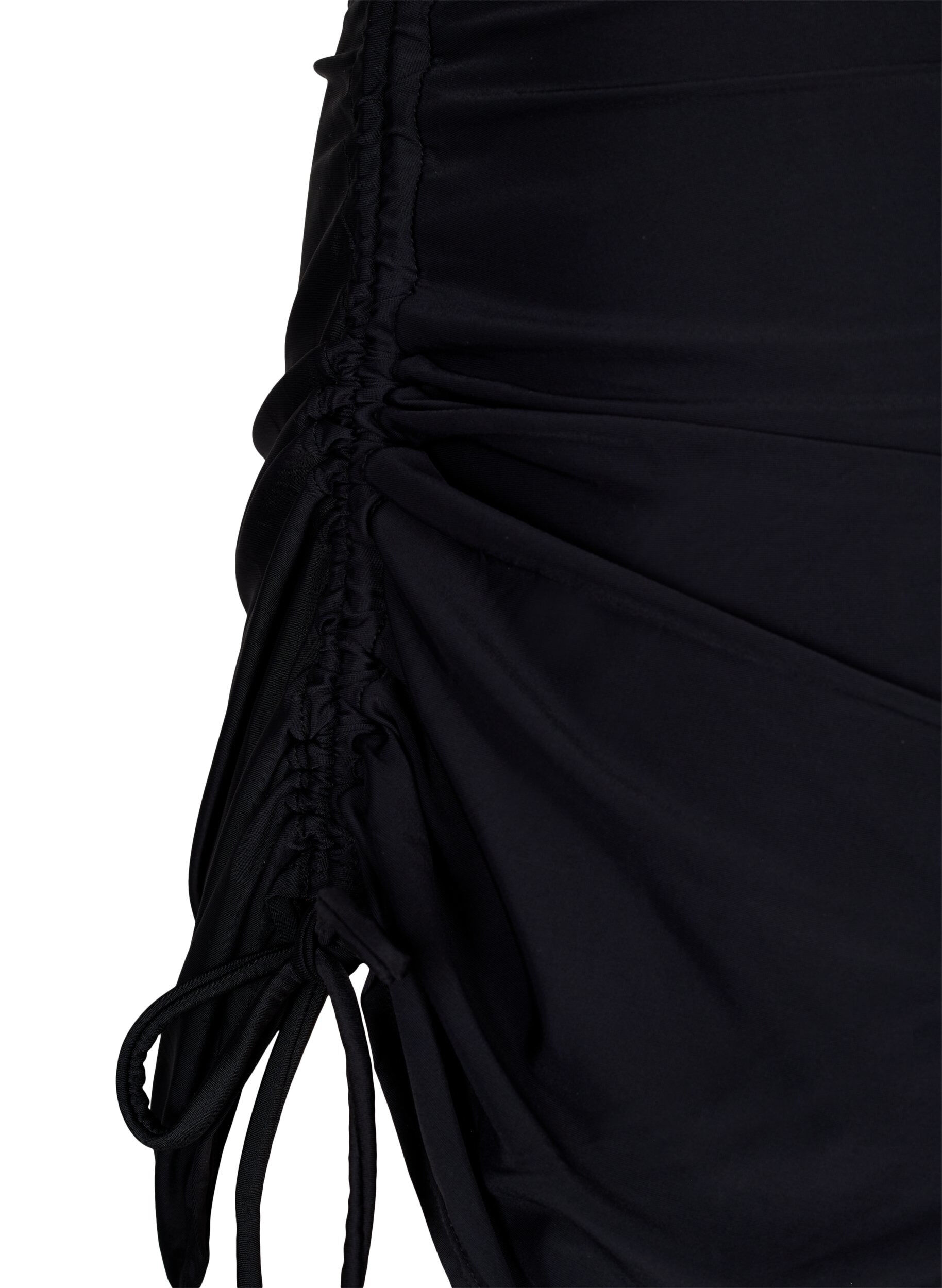 Zizzi Bikinialaosa hameella ja kiinnitetyill&auml; alushousuilla, Musta, Packshot image number 3