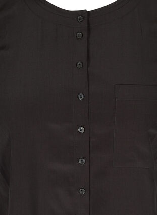 Lyhythihainen paita pyöreällä pääntiellä, Black, Packshot image number 2