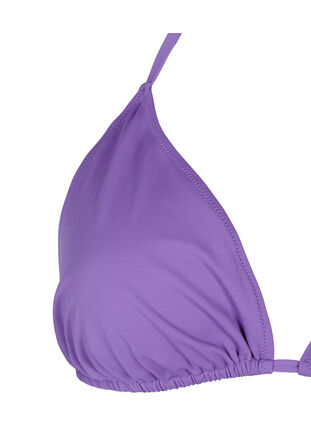 Yksivärinen lappubikiniyläosa, Royal Lilac, Packshot image number 2