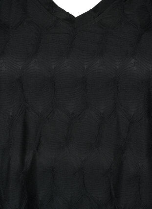FLASH – Pitkähihainen pusero, jossa on rakennetta, Black, Packshot image number 2