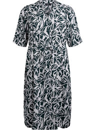 FLASH - Midimekko printillä ja solmittavalla vyöllä, Vihreä