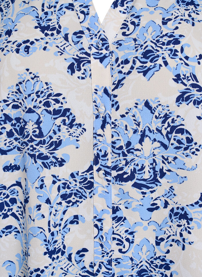 A-linjainen midimekko lyhyillä hihoilla, Beige, Packshot image number 2