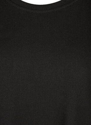 Pitkähihainen pusero koristehelmillä, Black, Packshot image number 2
