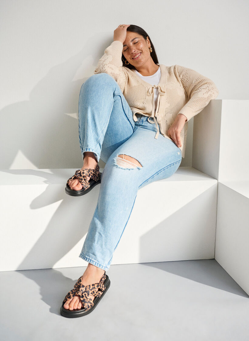 Leveälestiset - Sandaali solmuyksityiskohdalla, Ruskea, Image image number 0