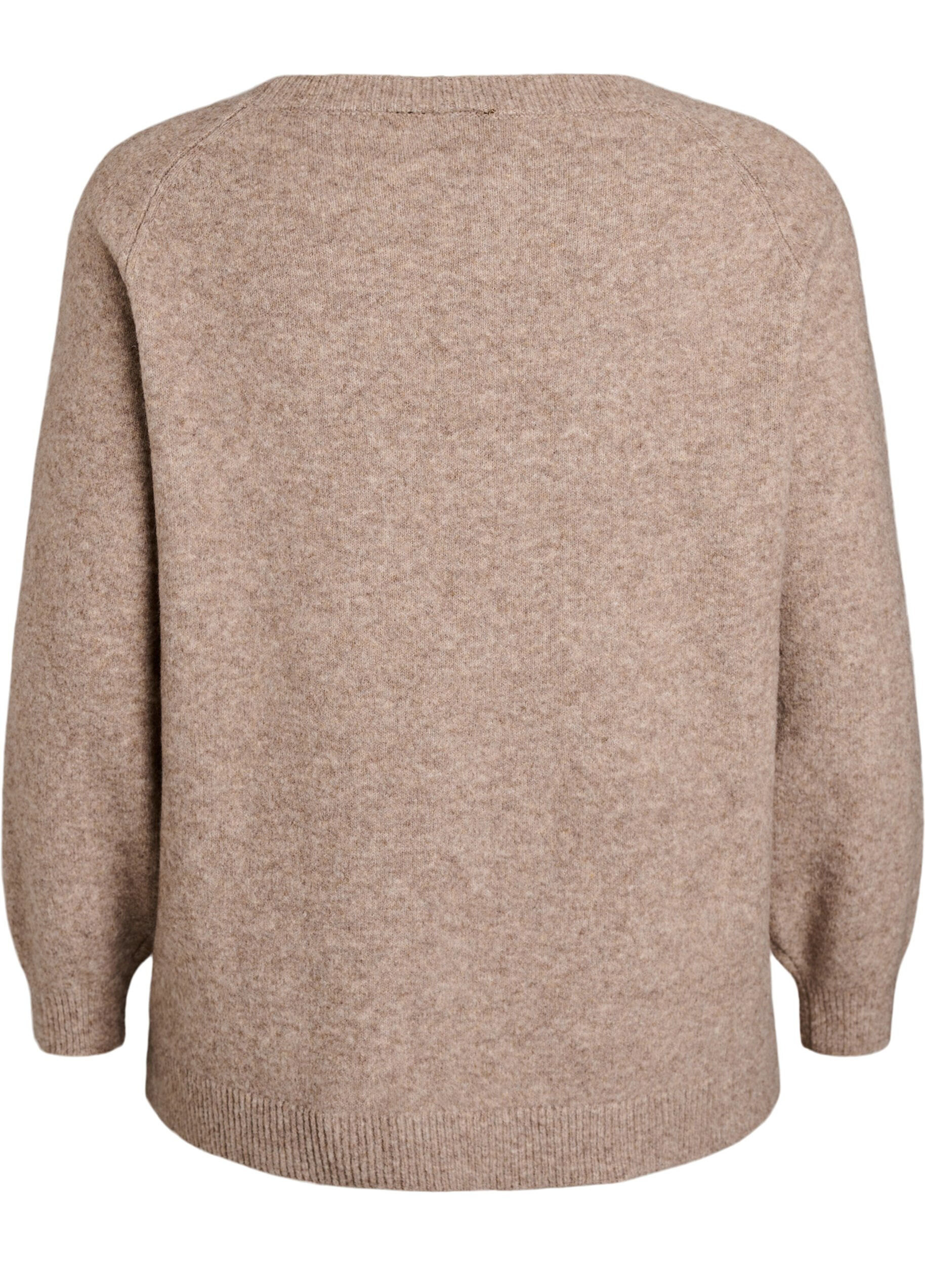 ZizziNeulepusero strasseilla ja niiteill&auml;, Beige, Packshot image number 1