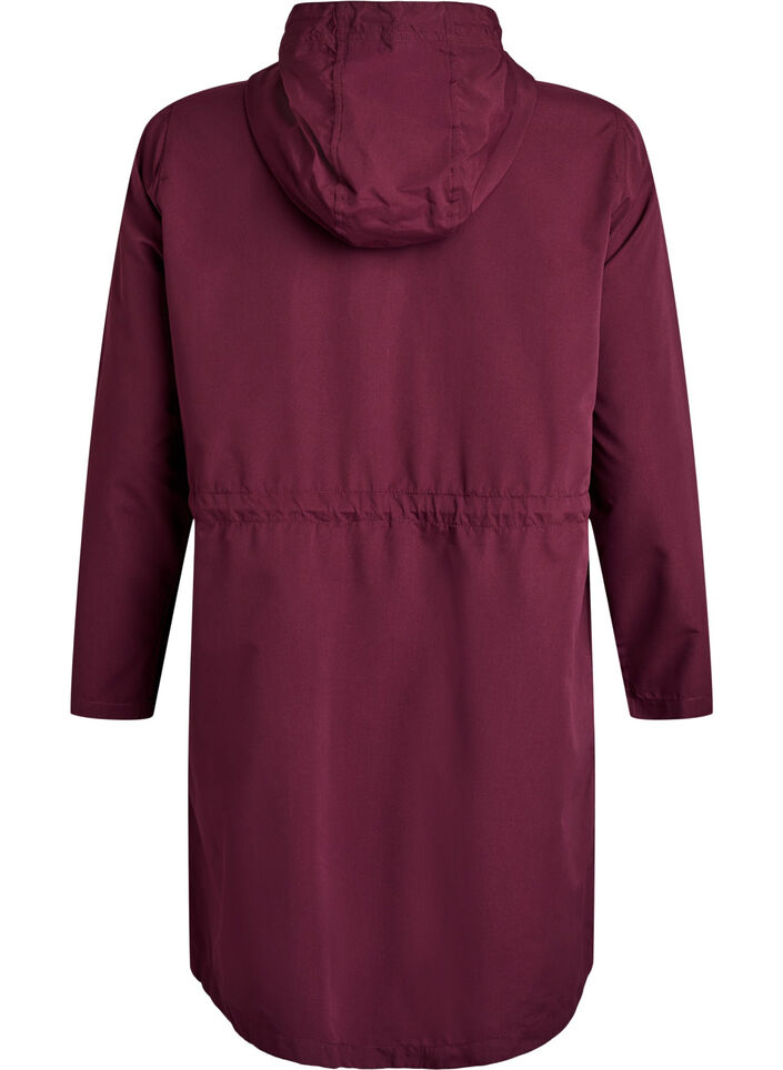 FLASH - Kevyt hupullinen parka, Punainen, Packshot image number 1