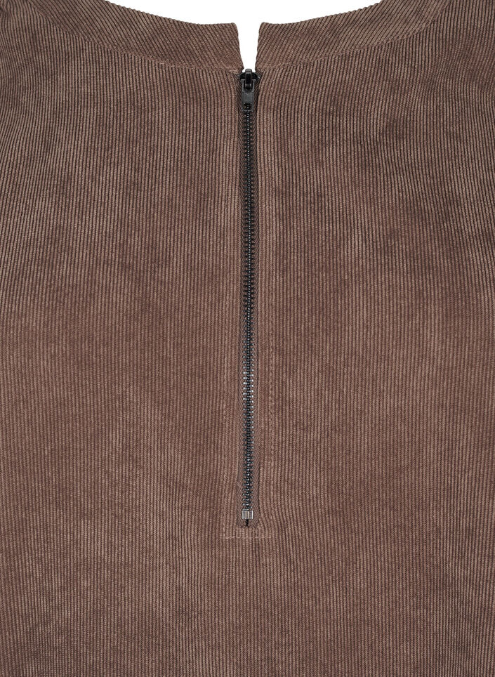 Samettimekko, jossa on vetoketju, Chocolate Martini, Packshot image number 2