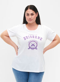 Puuvillat-paita kuviolla, B.W. Brisbane, Model
