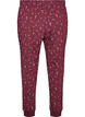 Painetut pyjamahousut, Tumma Bordeaux, Packshot image number 1