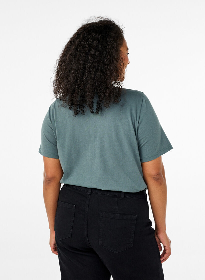 FLASH - T-paita printillä, Vihreä, Model image number 2