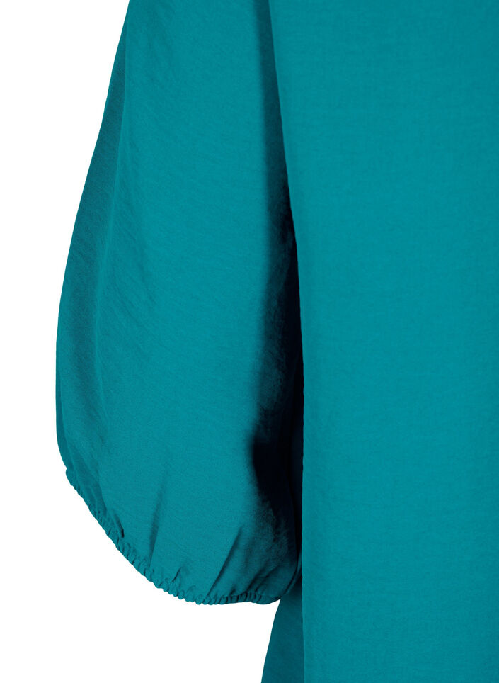 Pusero smokkirypytyksellä ja 3/4-hihoilla, Deep Lake, Packshot image number 3