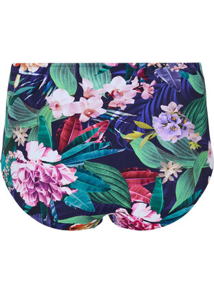 Korkeavyötäröinen bikinialaosa kukkakuosilla , Flower Print, Packshot image number 1