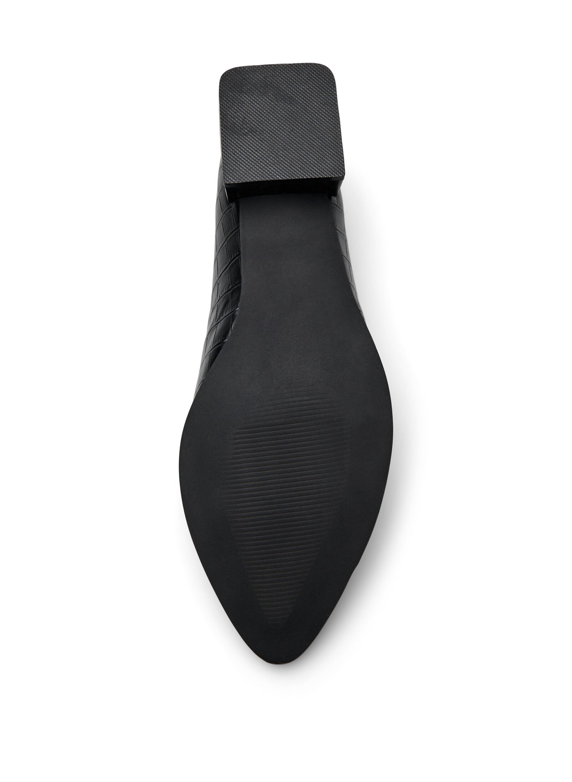 Zizzi Leve&auml;lestiset - Loaferit glitterill&auml;, Musta, Packshot image number 4