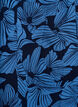 Lyhyt a-linjainen mekko kukkakuviolla, Sininen, Packshot image number 3