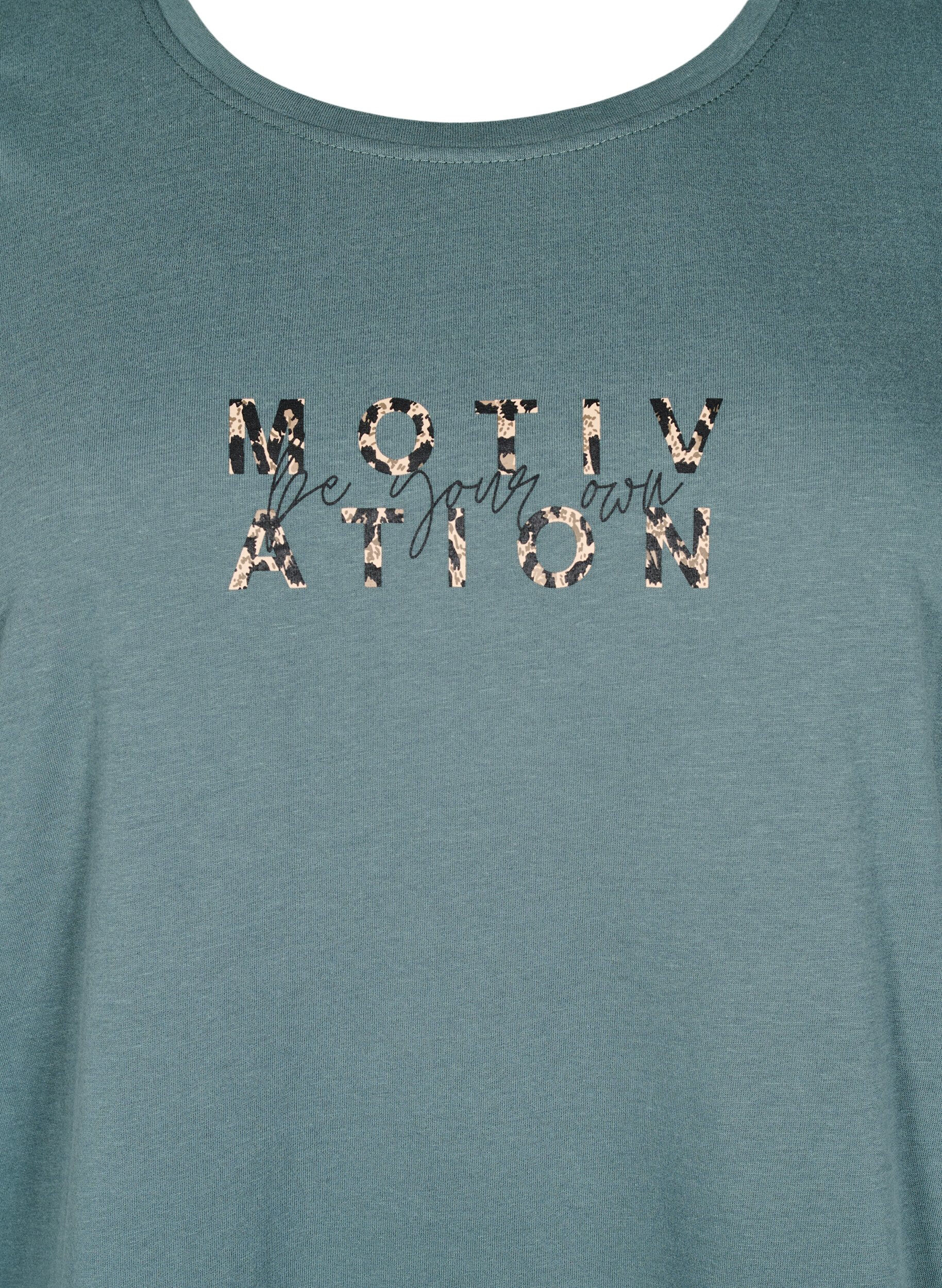 Zizzi FLASH - T-paita printill&auml;, Vihre&auml;, Packshot image number 2