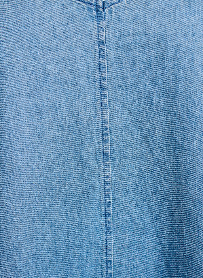 Denim-essumekko V-pääntiellä, Sininen, Packshot image number 2