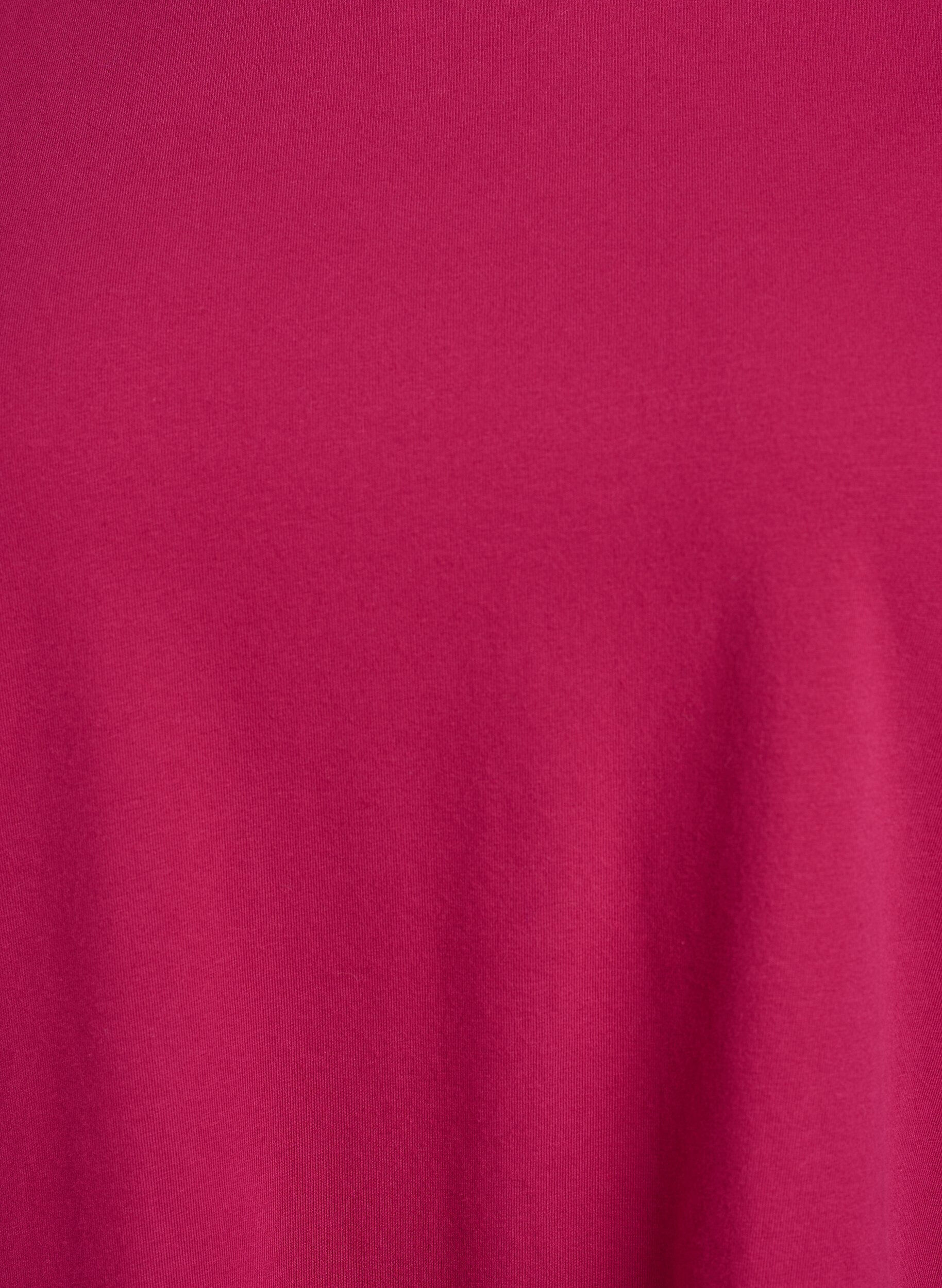 ZizziPerus jersey -paita pitkill&auml; hihoilla, Vaaleanpunainen, Packshot image number 2