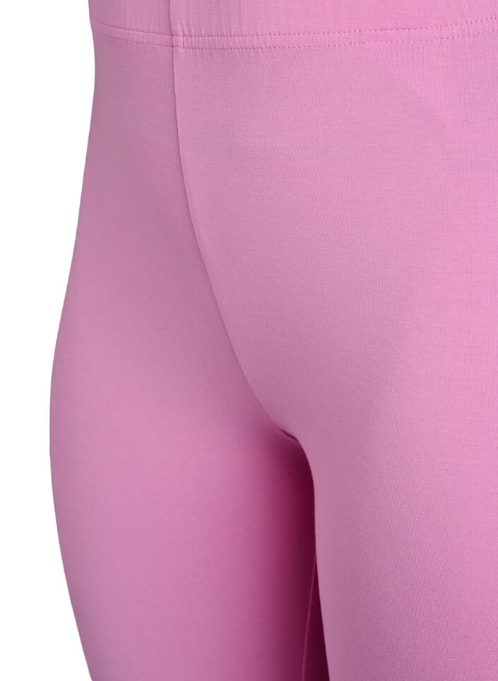 Perus 3/4 leggingsit viskoosista, Vaaleanpunainen, Packshot image number 2