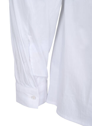 Klassinen paita kauluksella ja napeilla , Bright White, Packshot image number 3