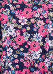 Lyhythihainen puuvillamekko printill&auml;, Sininen, Packshot image number 2