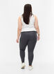 Harmaat meleeratut leggingsit, Dark Grey Melange, Model image number 1