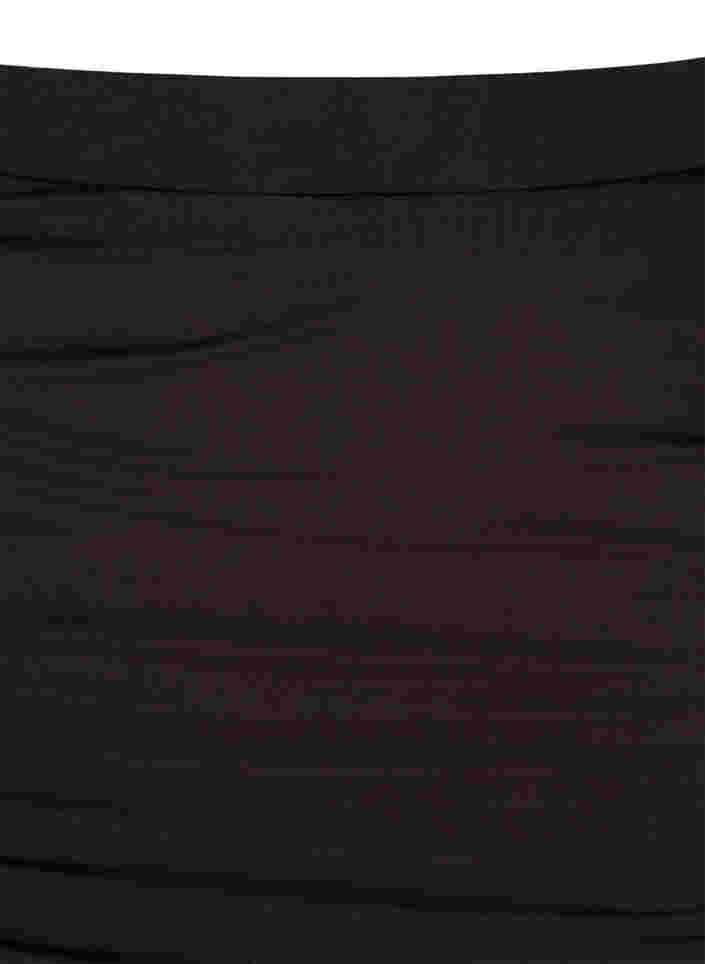 Tyköistuva viskoosihame , Black, Packshot image number 2