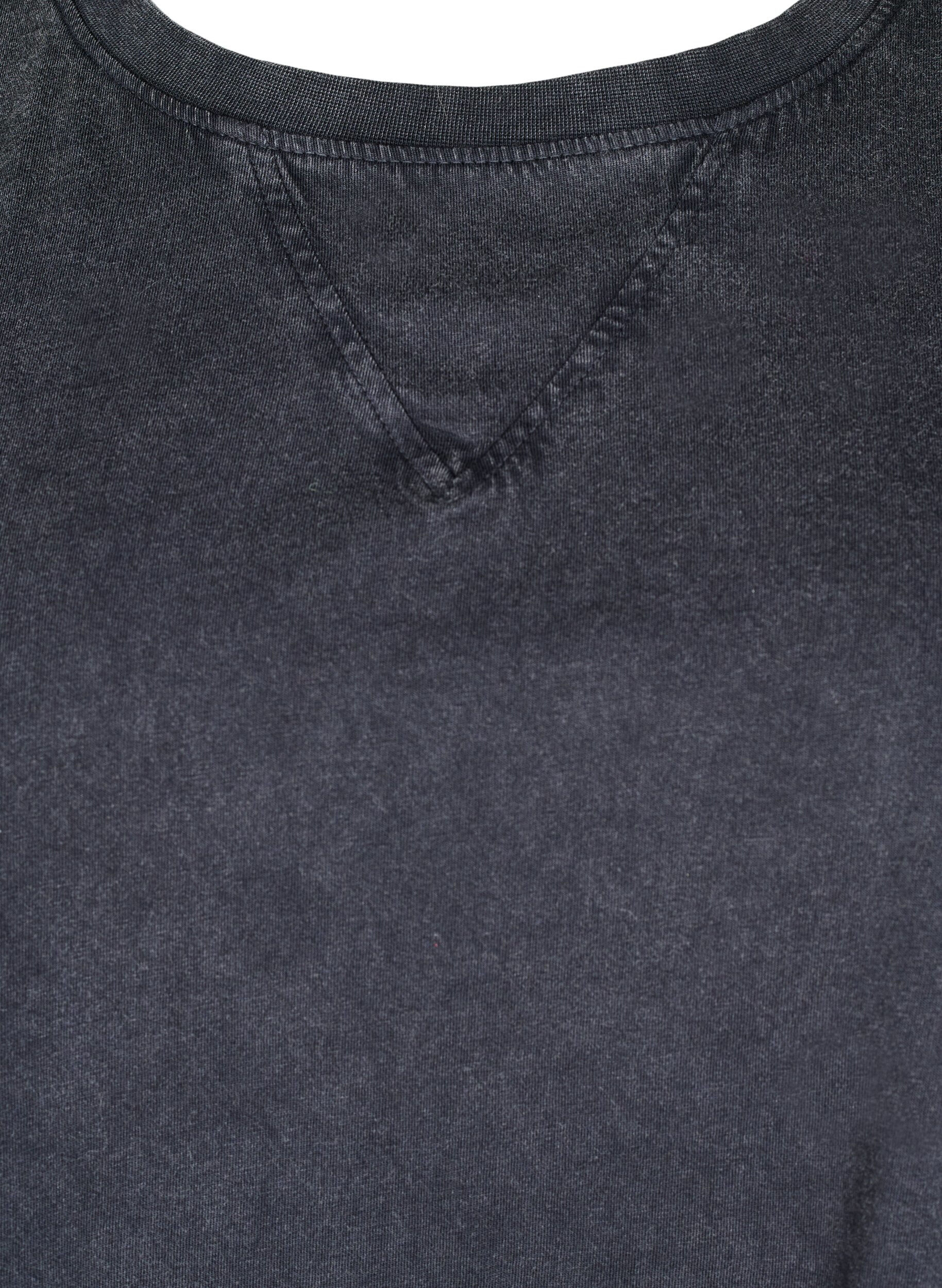 Zizzi Boksi-mallinen T-paita luomupuuvillasta, Harmaa, Packshot image number 2