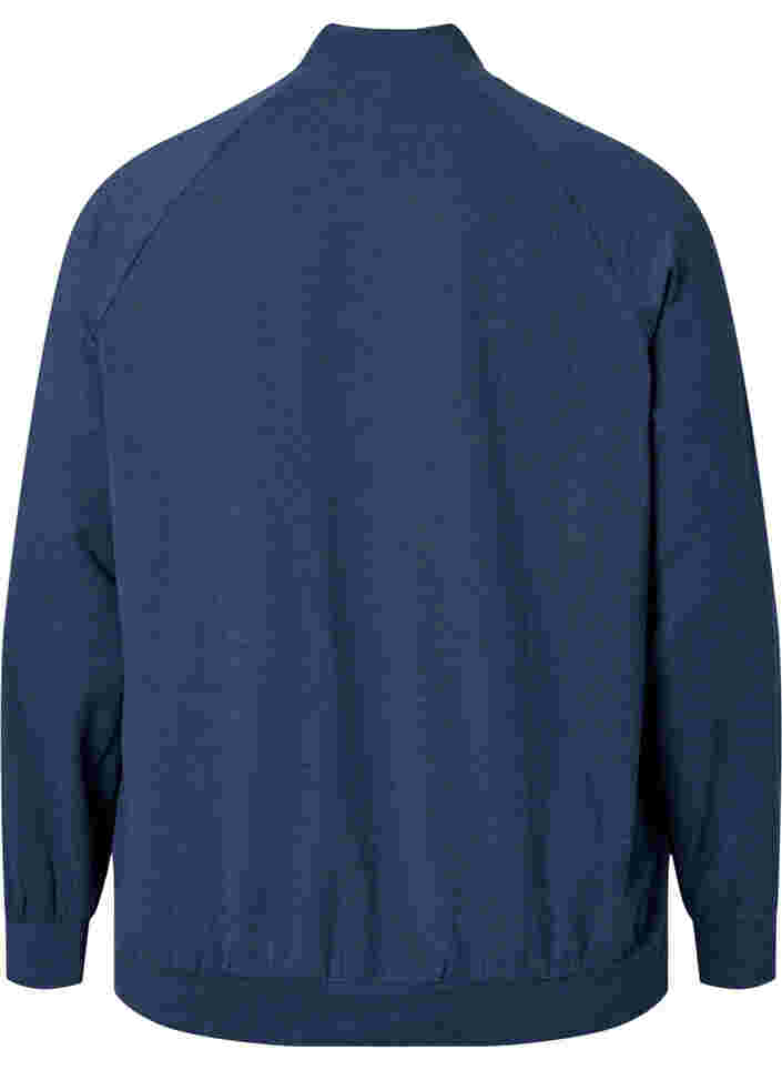 Svetari vetoketjulla ja taskulla, Insignia Blue Mel. , Packshot image number 1