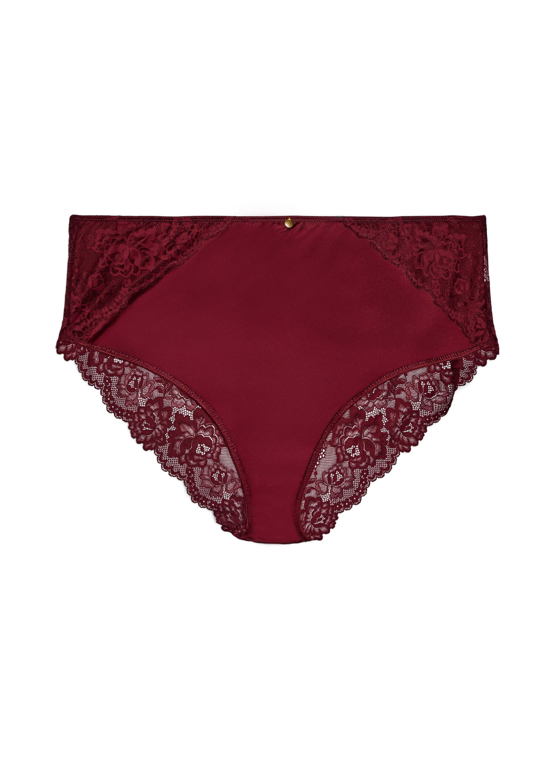 ZizziPitsisomisteiset pikkuhousut, joissa on rusetti takana, Tumma Bordeaux, Packshot image number 0