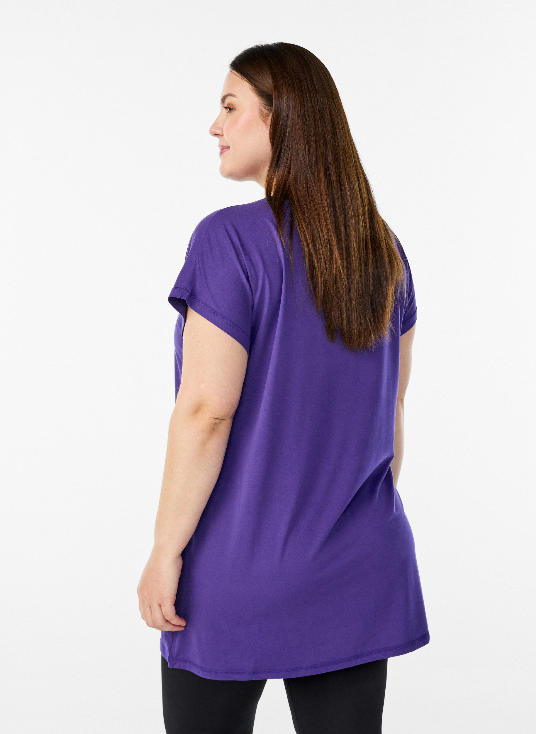 ZizziPitk&auml; treenipaita, Violetti, Model image number 2