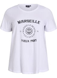 T-paita printill&auml;, Valkoinen