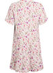 Lyhyt A-linjainen mekko puuvillamusliinista, Beige, Packshot image number 1