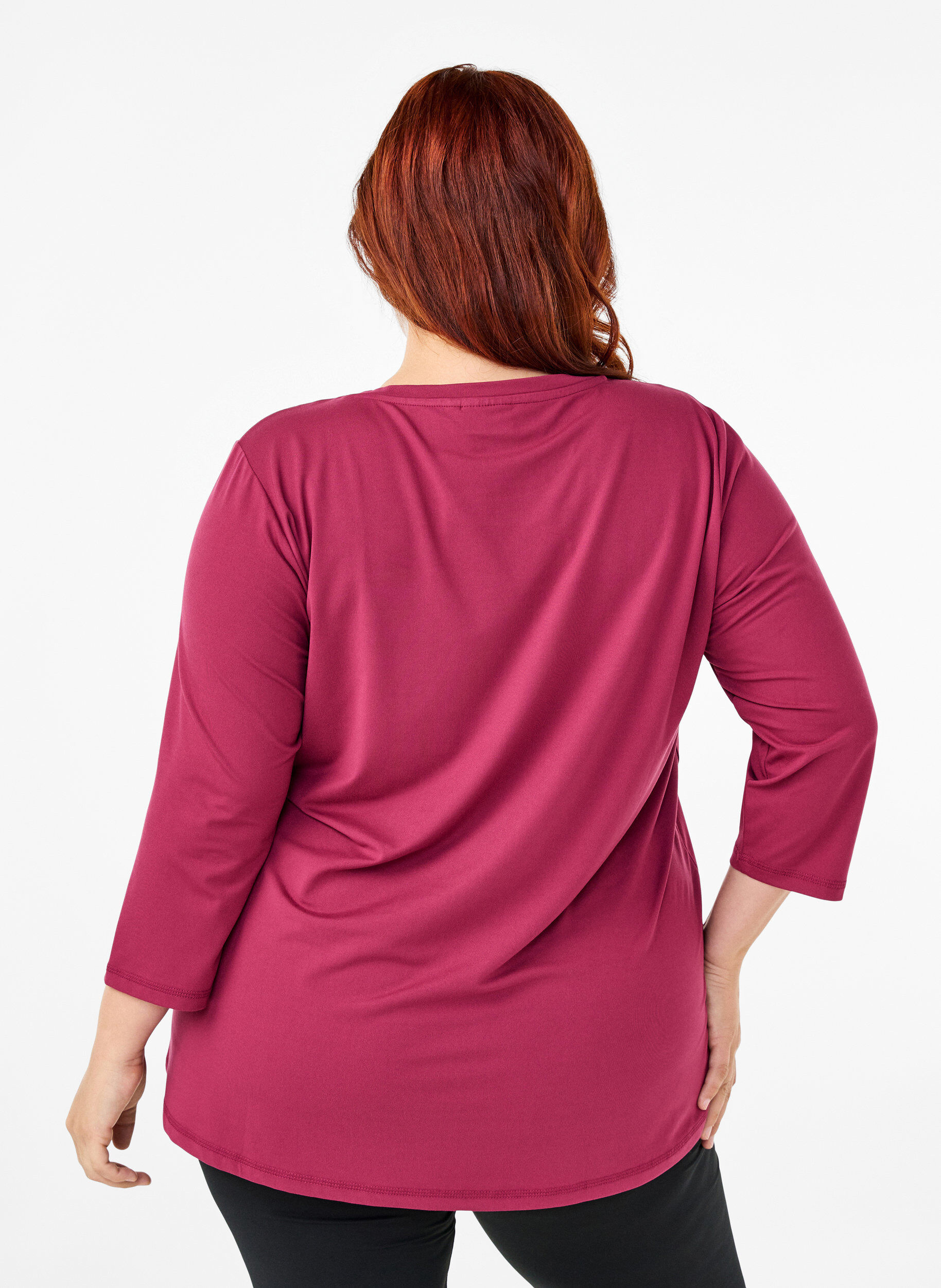 ZizziTreenipusero 3/4-hihoilla, Punainen, Model image number 2
