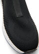 Leveälestiset - Slip-on lenkkarit, Musta, Packshot image number 3
