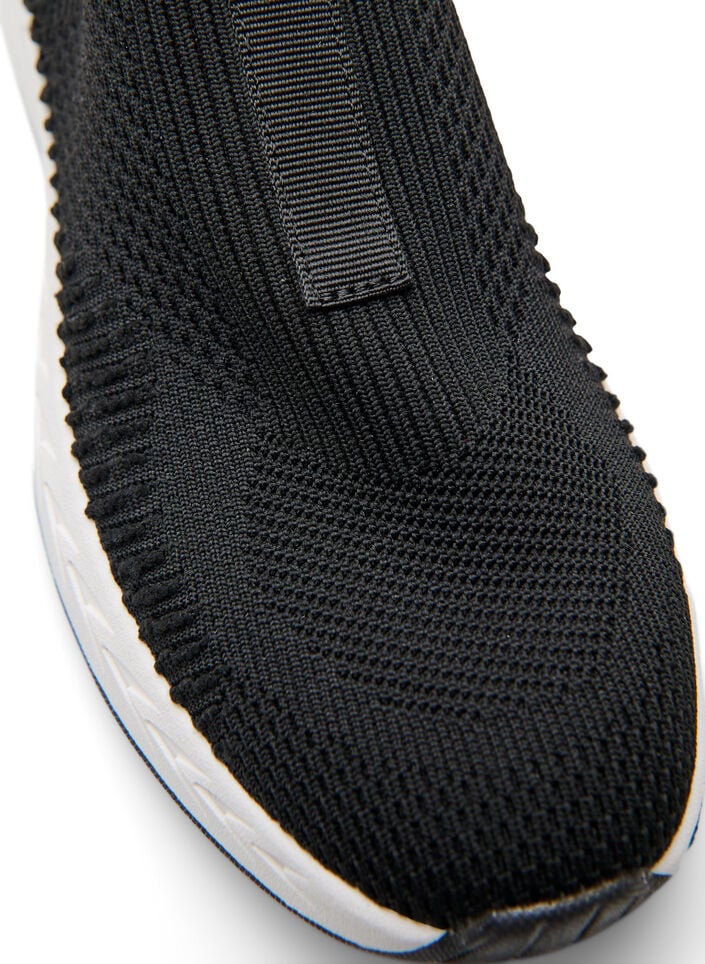 Leveälestiset - Slip-on lenkkarit, Musta, Packshot image number 3