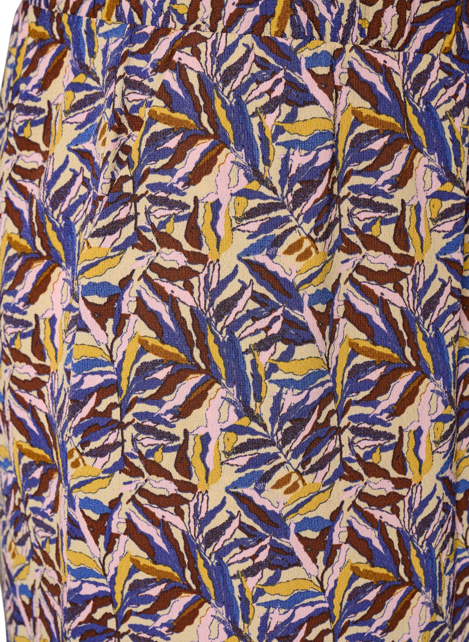 ZizziCulottes-housut kuosilla, Beige, Packshot image number 2