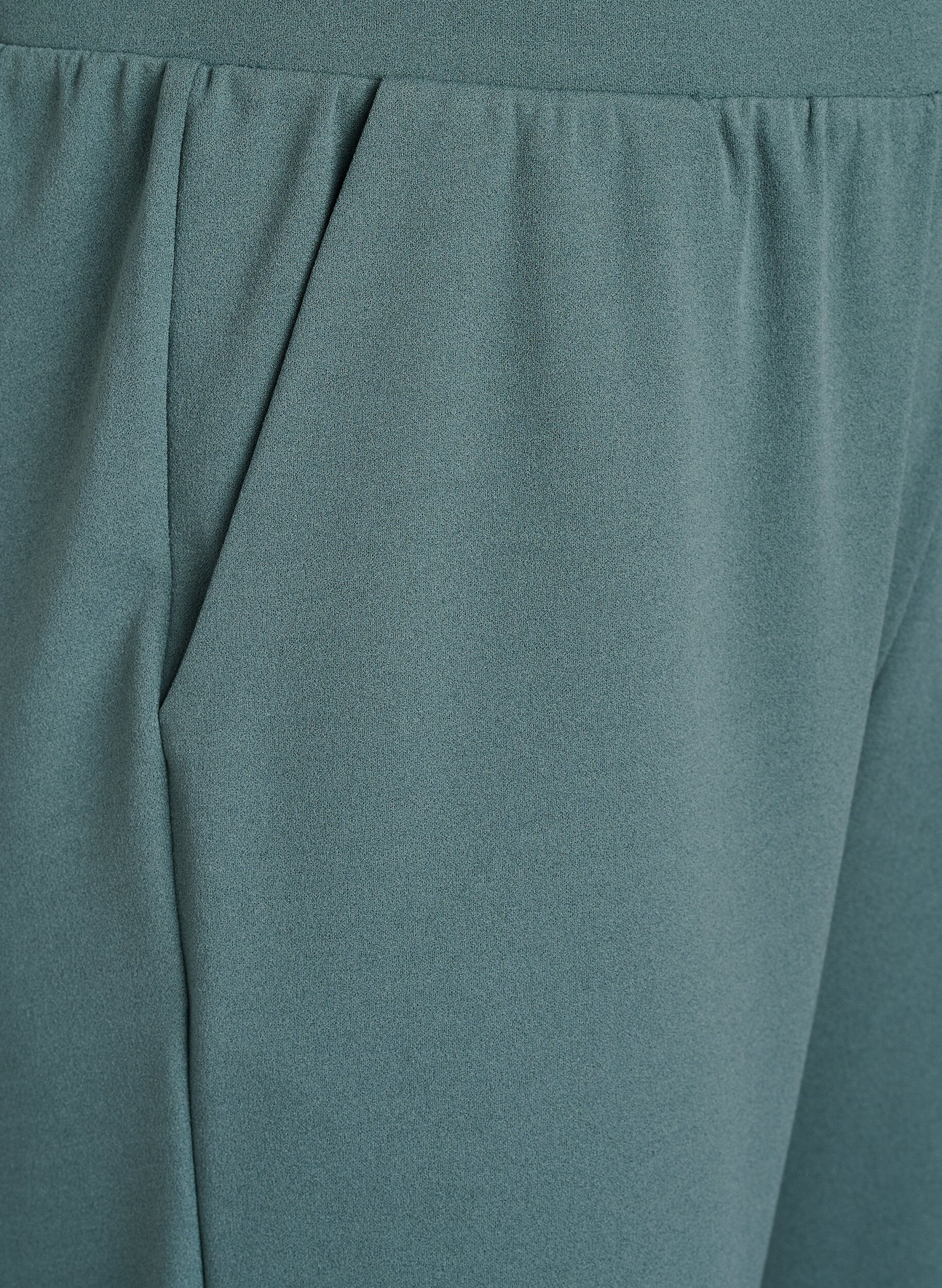 Zizzi FLASH - Korkeavy&ouml;t&auml;r&ouml;iset polvihousut rennolla istuvuudella, Vihre&auml;, Packshot image number 2