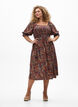 Kes&auml;mekko viskoosista paisley-kuosilla, Sininen, Model image number 1