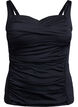 Tankini laskoksilla, Musta, Packshot image number 0