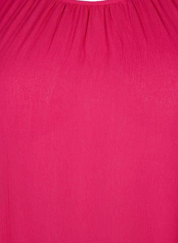 Viskoosimekko lyhyillä hihoilla, Bright Rose, Packshot image number 2