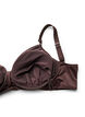 Bikiniliivit, joissa on kaarituet ja laskostus, Ruskea, Packshot image number 3