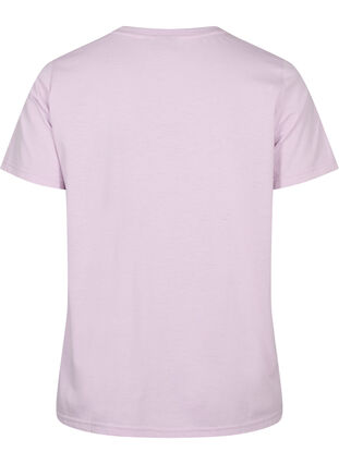 Lyhythihainen t-paita v-pääntiellä, Lavender Frost, Packshot image number 1