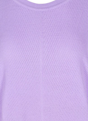 Neulepusero pitkillä hihoilla ja resoreilla, Purple Rose, Packshot image number 2