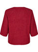 Ribattu neule, 3/4-hihat, Punainen, Packshot image number 1