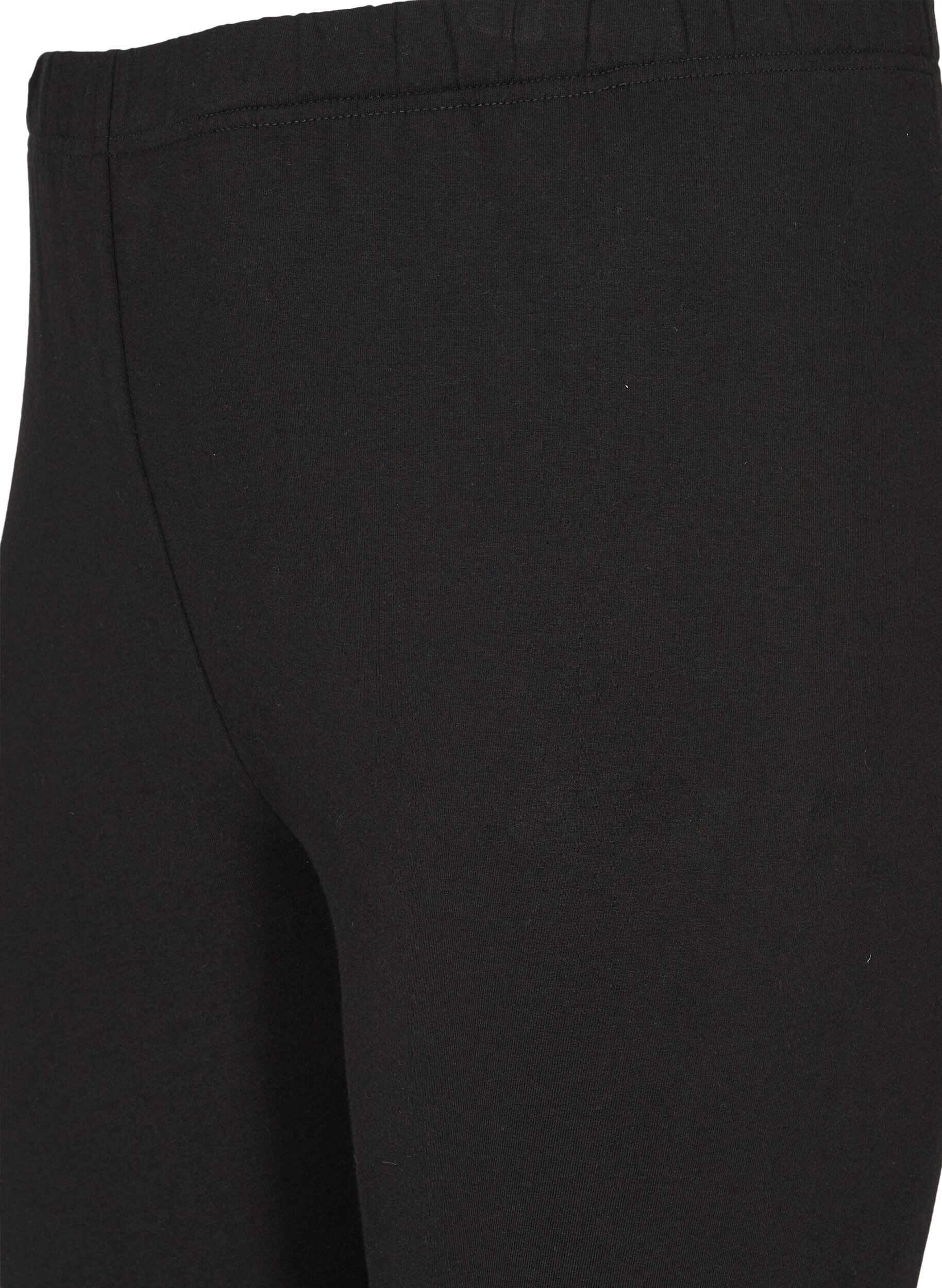 ZizziPuuvillaiset leggingsit vuorella , Musta, Packshot image number 3