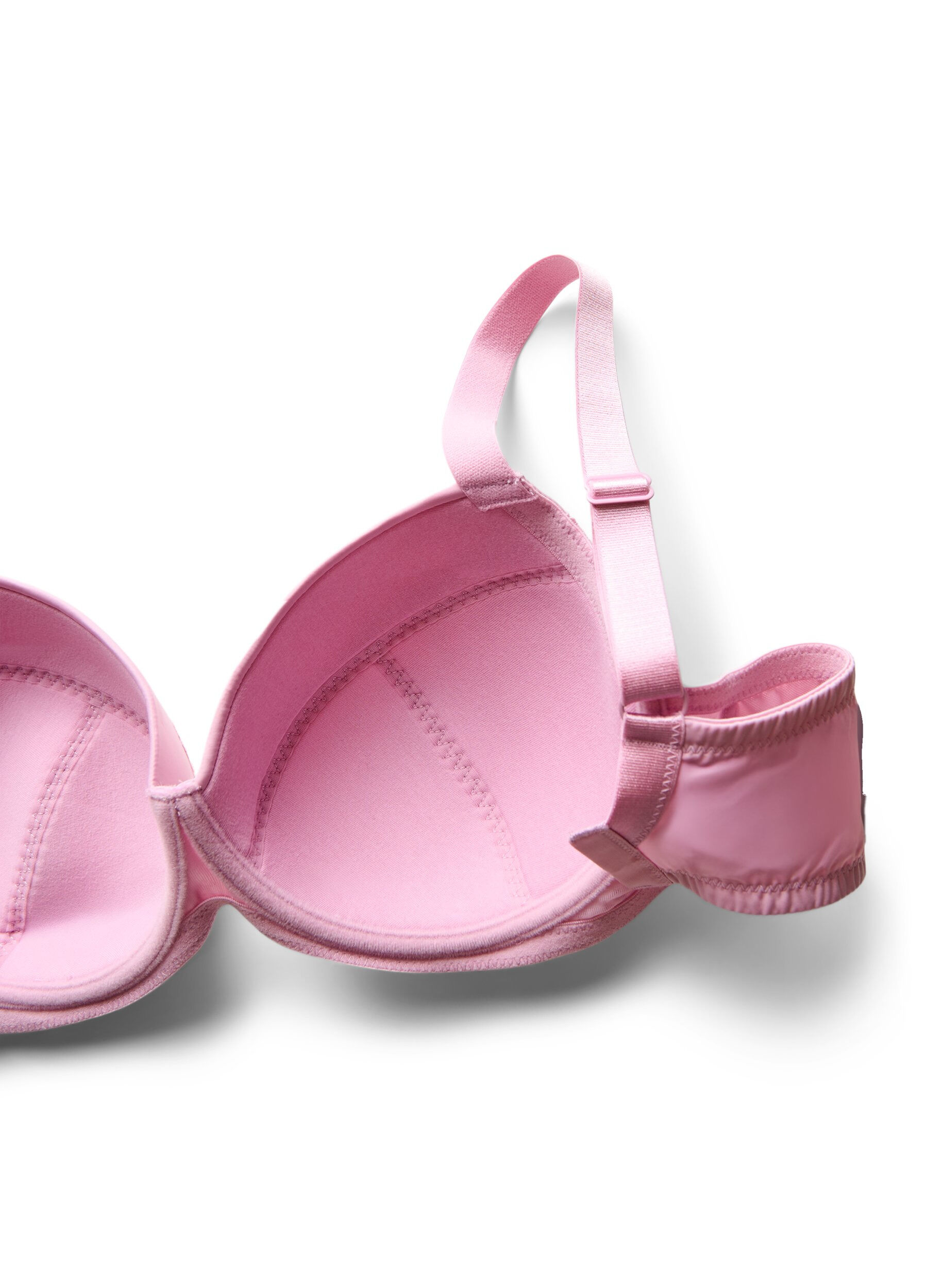 Zizzi Topatut kaarituelliset rintaliivit pitsill&auml;, Violetti, Packshot image number 3