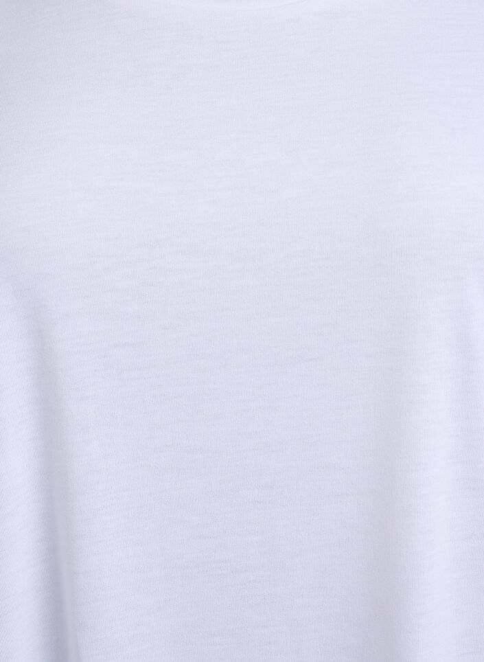 Lyhythihainen yöpaita tekstipainatuksella, , Packshot image number 2