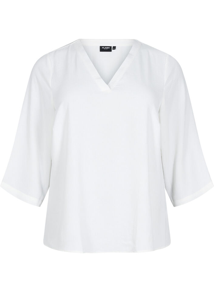Pusero 3/4-hihoilla, Vanilja, Packshot image number 0