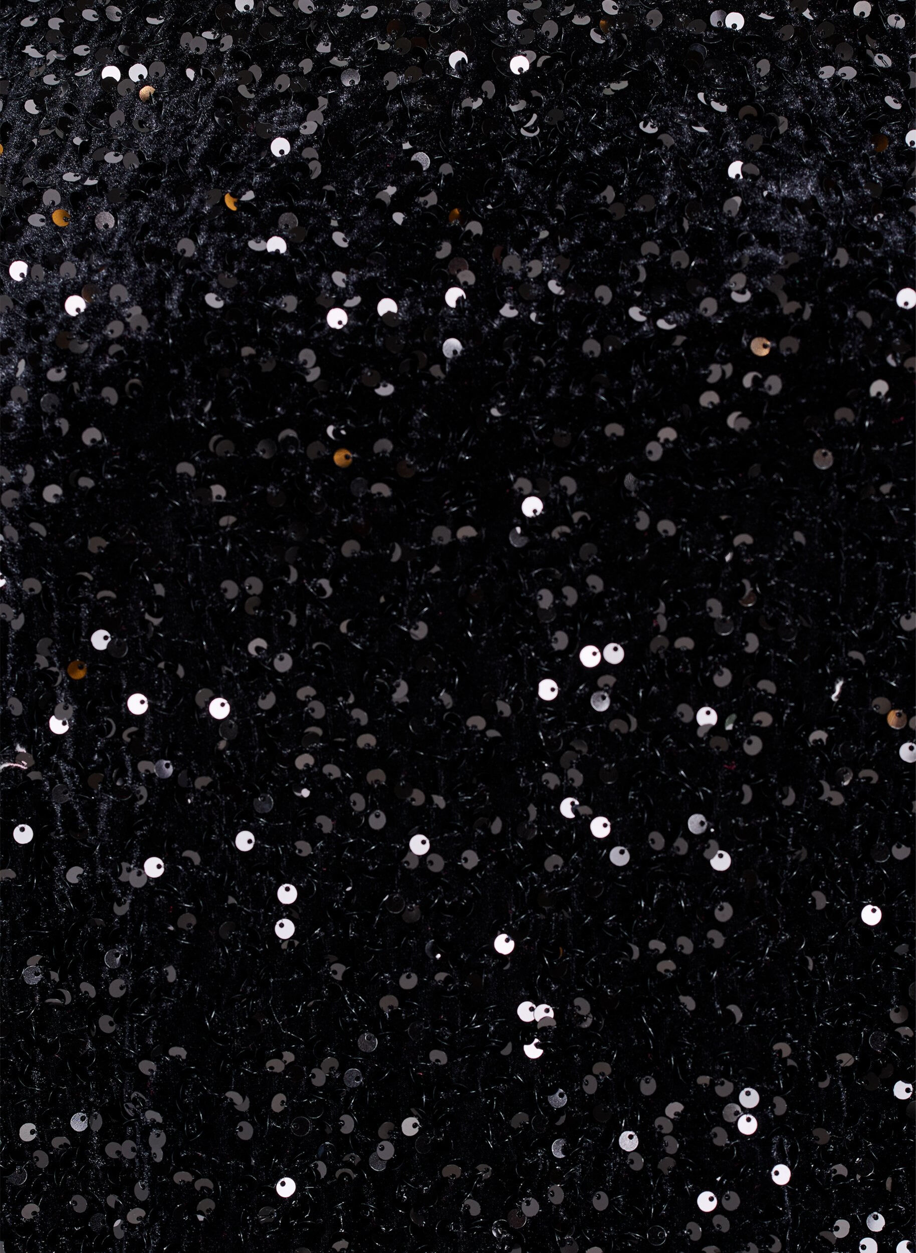 Zizzi Paljettipaita pitkill&auml; hihoilla, Musta, Packshot image number 2